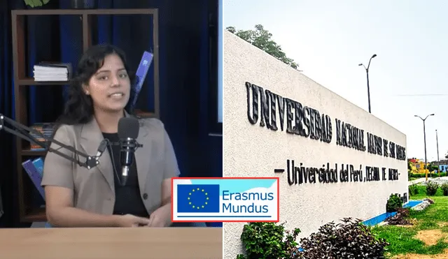 La joven estudiante ha recorrido el mundo como parte de su desarrollo profesional y académico. Foto: composición LR (Andina/captura de YouTube)