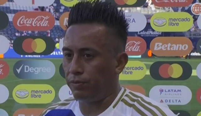 Christian Cueva volvió a jugar un partido oficial después de 8 meses. Foto: captura de América Tv