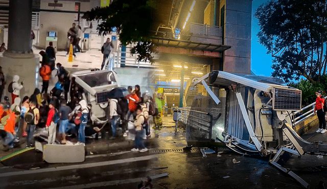 El alcalde de Medellín, Federico Gutiérrez, confirmó que la cabina tenía 10 personas y se cayó en la parte baja de la plataforma de la Estación Popular. Foto: composición LR