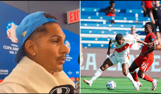 Paolo Guerrero ingresó en el segundo tiempo de la derrota peruana ante Canadá. Foto: Composición LR/Captura - A Presión/La Bicolor