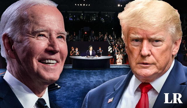 El debate entre Joe Biden y Donald Trump contará con una serie de reglas. Composición: LR