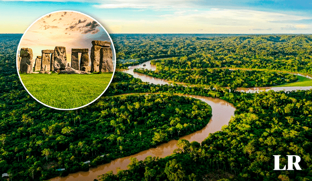 El monumento megalítico, conocido como el 'Stonehenge del Amazonas', ha sido objeto de estudio por su funcionalidad en el pasado. Foto: composición LR / National Geographic / Amazon