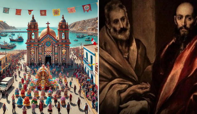 Comparte las frases más destacadas por el Día de San Pedro y San Pablo. Foto: Dall - E