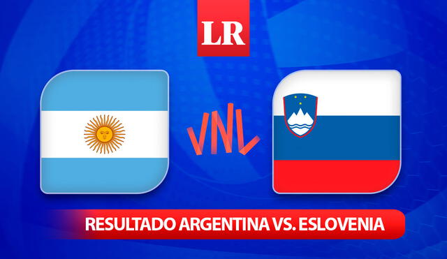 Argentina, de ganarle a Eslovenia, estaría asegurando su presencia en las semifinales de la VNL 2024 masculina. Foto: composición LR