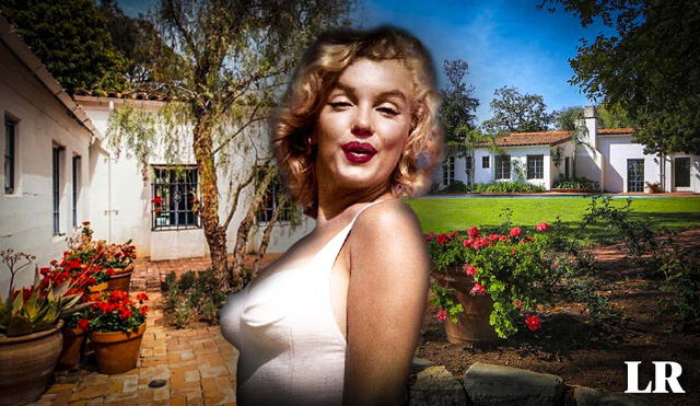 La casa de estilo colonial español, construida en la década de 1920, alberga momentos icónicos de la vida de Marilyn Monroe. Foto: composición LR/EFE