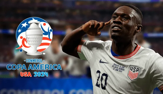 Folarin Balogun es uno de los goleadores de Estados Unidos en esta Copa América 2024. Foto: USMNT