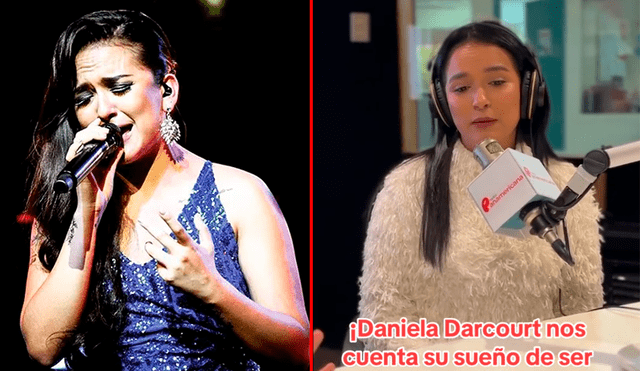 Daniela Darcourt es exintegrante del grupo salsero 'Son tentación'. Foto: Composición LR/Panamericana Radio/Instagram Daniela Darcourt