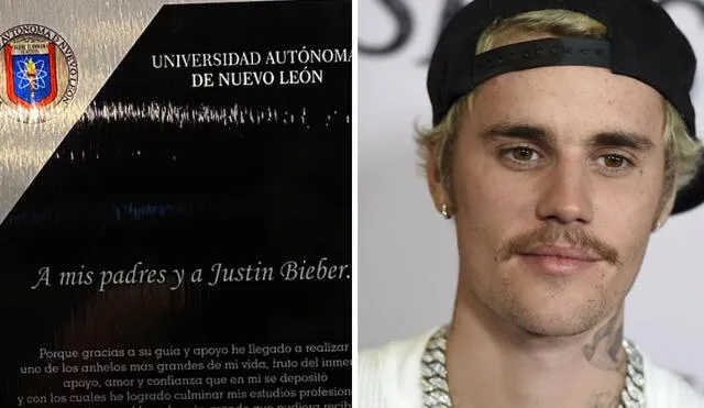 Estudiante aseveró que sigue siendo fan de Justin Bieber. Foto: Facebook/ El Nacional