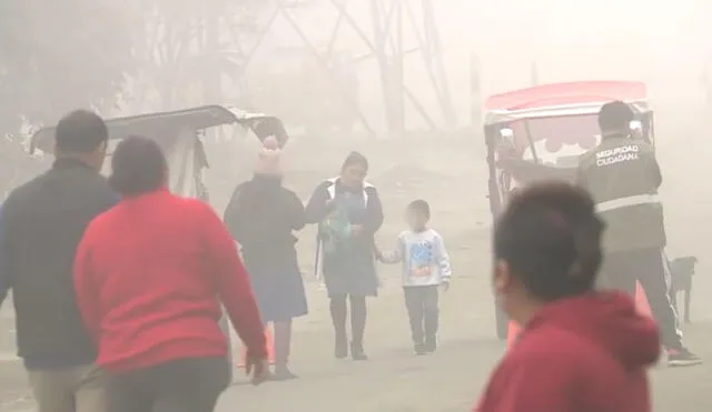 La provincia de Huarochirí registra altas temperaturas y la neblina afecta a la población. Foto: América Noticias