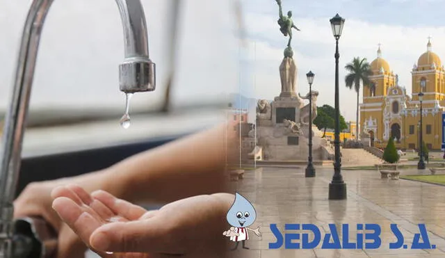 Sedalib tomó decisión de restringir el servicio en buena parte de Trujillo. Foto: composición LR/Claudia Beltrán/Expedia/Sedalib