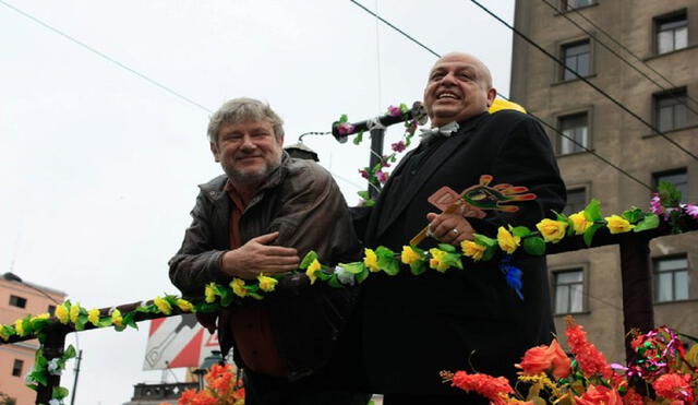 Juan Carlos Ferrando organizó  la primera Marcha del Orgullo en 2002,  a pedido del MHOL. Foto: Archivo La República
