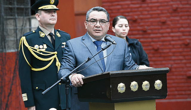 Al ser consultado sobre la solicitud que hizo, el ministro Juan José Santiváñez dijo no recordar el hecho. Foto: difusión