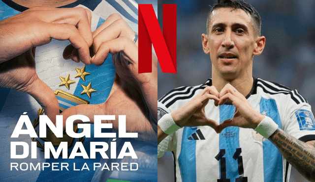 Ángel Di María de 36 años ha destacado en su reciente partido en la Copa América 2024 tras la victoria de la selección argentina frente a Perú. Foto: composición LR/ Netflix/X