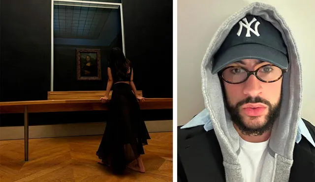 El ‘Conejo malo’ y Kendall Jenner tuvieron una romántica cita privada a puertas cerradas en el Museo del Louvre. Foto: Composición LR/ Instagram/ Kendall Jenner/ Bad Bunny