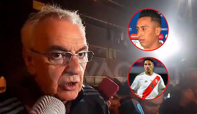 Fossati le dio minutos a Cueva y Guerrero en la Copa América 2024. Foto: composición LR/captura de Ovación/DSports/Conmebol