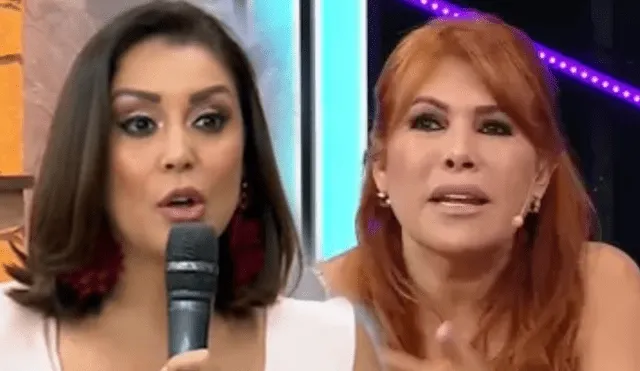 Karla Tarazona no toleró las burlas de Magaly Medina. Foto: composición LR/Panamericana TV/ATV