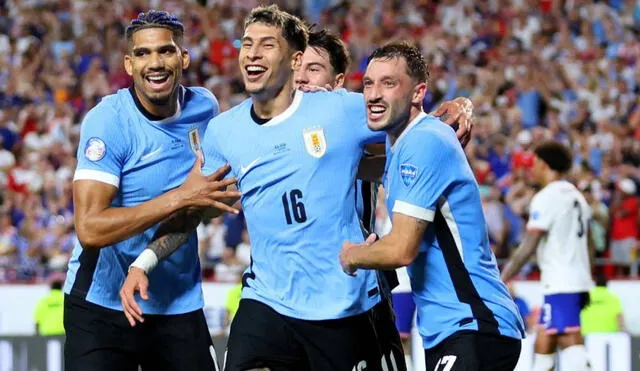 Uruguay cerró la fase de grupos con puntaje perfecto. Foto: Conmebol Copa América