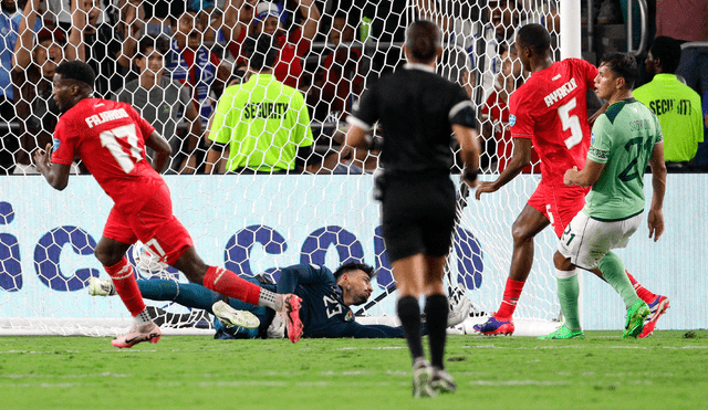 La selección panameña pasa a cuartos de final por primera vez en su historia. Foto: AFP