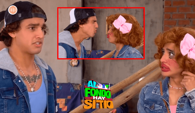 'Al fondo hay sitio' Valentino es interpretado por el joven actor Gabriel Meneses. Foto: Composición LR/América TV.