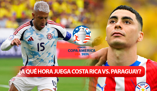Costa Rica necesita golear ante Paraguay y esperar que Brasil caiga frente a Colombia para avanzar a los cuartos de final de la Copa América 2024. Foto: composición LR/AFP