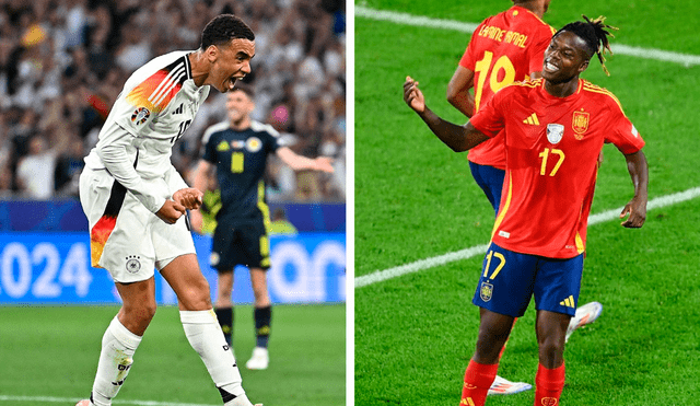 España vs. Alemania será uno de los duelos más apasionantes de los cuartos de la Eurocopa 2024. Foto: composición LR/Instagram/Musiala/Williams