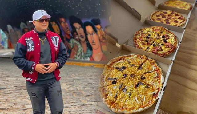 Cantante venezolano llegó al Perú sin nada y hoy triunfa con su propia pizzeria en Surquillo: "llegué aquí ‘guerreándola’". Foto: Composición LR Wuolmar Molina / La Molinera.