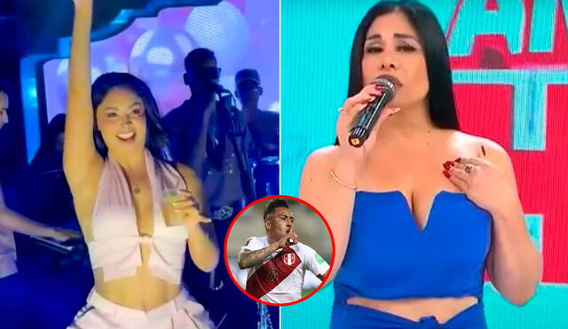 Yolanda Medina también estuvo presente en la fiesta de Pamela Franco. Foto: Composición LR /Captura/Instagram/Pamela Franco/Captura/'América Hoy'/Captura/Selección Peruana