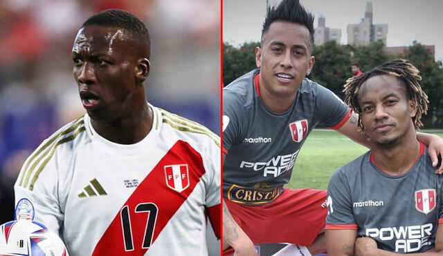 Luis Advíncula jugó solo los primeros minutos contra Chile en la Copa América 2024, luego tuvo que ser cambiado por lesión. Foto: composición LR/AFP/Instagram André Carrillo