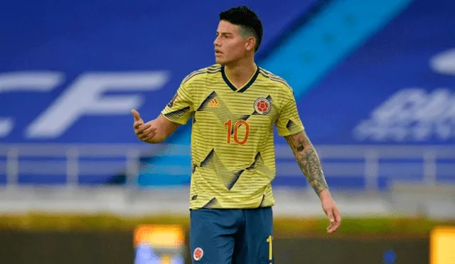 James Rodríguez, jugador de la selección colombiana de fútbol. Foto: difusión