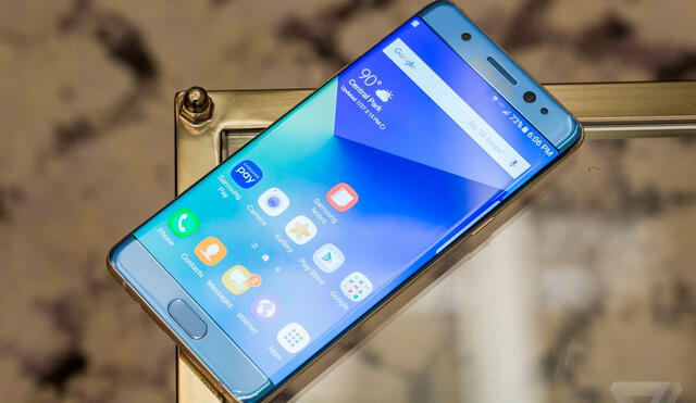 Así lucía el Samsung Galaxy Note 7. Foto: The Verge