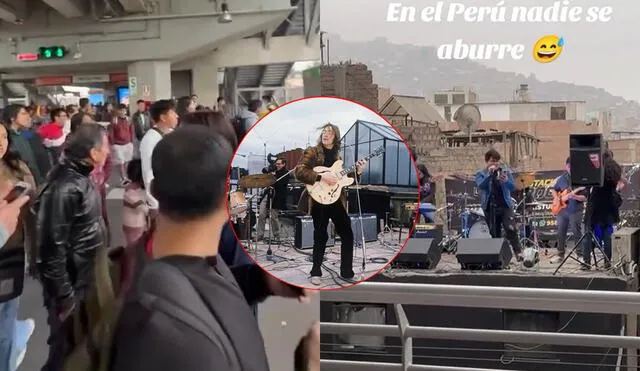 Improvisado concierto permite la celebración del talento y la espontaneidad juvenil. Foto: composición LR/ Apple Records/ TikTok