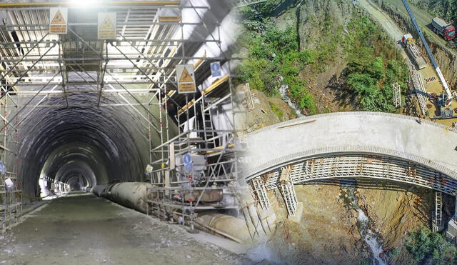 Obras se concretan en Cusco para dar paso a una nueva vía que conduzca a Machu Picchu. Foto: composición LR/Provías/Luis Álvarez