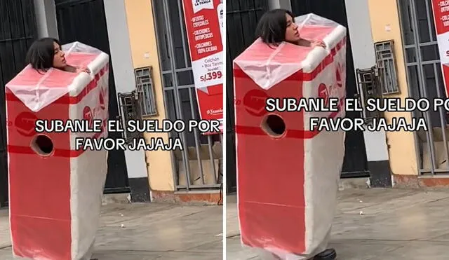 Artífice de clip viral pidió aumento de sueldo para muchacha. Foto: TikTok