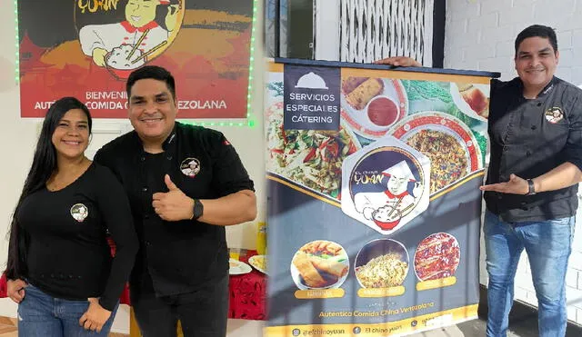 El menú de 'El Chino Yuan' se especializa en ofrecer exclusivamente combinaciones de comida chino venezolana. Foto: composición LR / La República.