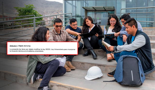 Proyecto de ley se encuentra en la Comisión de Educación. Foto: composición LR/Andina