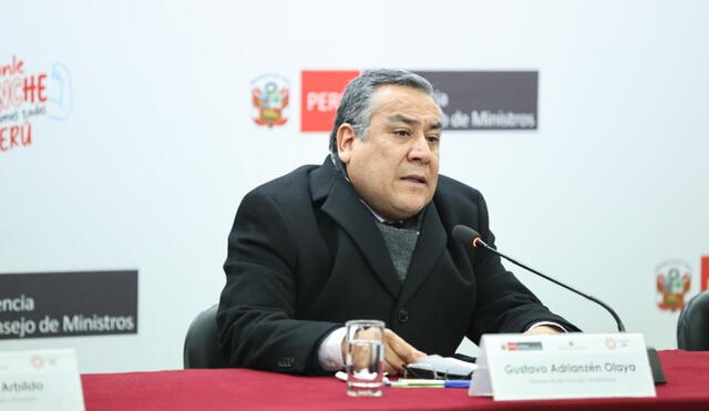 Gustavo Adrianzén cuestionó la posición de la Corte IDH por proyecto de lesa humanidad. Foto: La República.