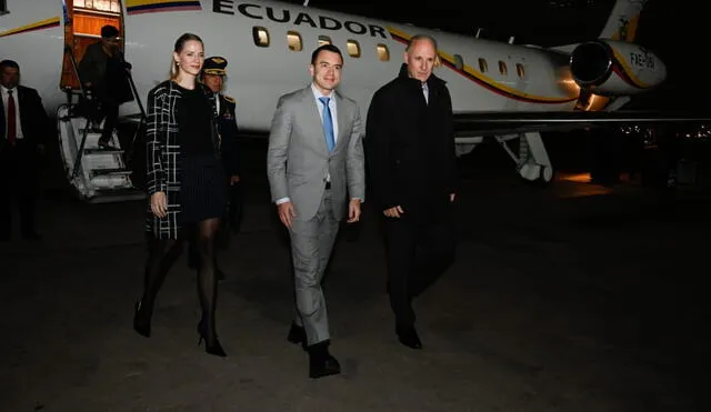 El presidente Daniel Novoa y la mandataria Dina Boluarte se reunirán en el Gabinete Binacional. Foto: Ministerio de Relaciones Exteriores.