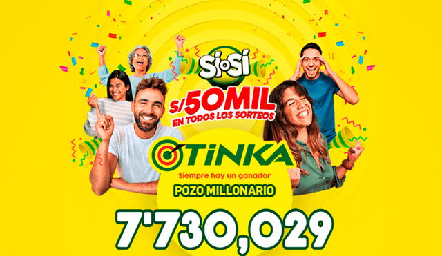 Pozo millonario se sorteará este miércoles 3 de julio. Foto: La Tinka