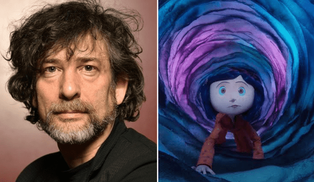 Neil Gaiman escribió la novela de fantasía 'Coraline' y la publicó en 2022. Foto: composición LR/maeprik/difusión X