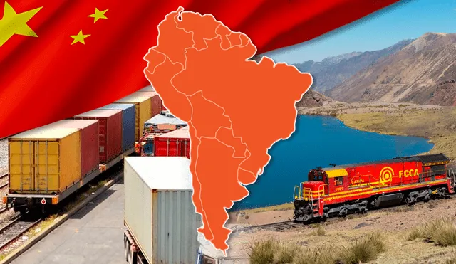 Uno de estos proyectos busca ser el tren más rápido de América Latina financiado por China. Foto: composición Jazmin Ceras/ LR/ Grupo marítima
