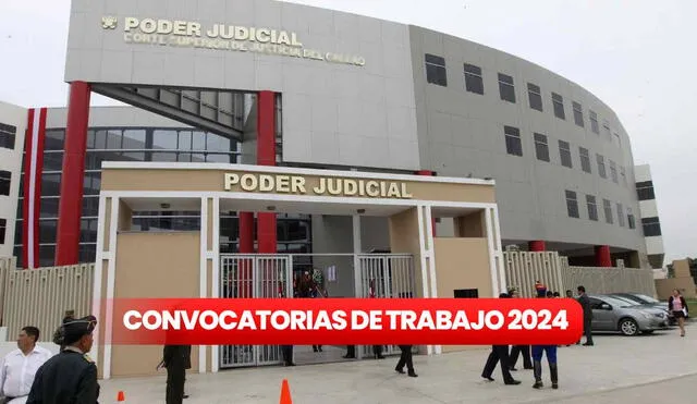 Hay 311 vacantes disponibles para trabajar en el Poder judicial. Foto: composición LR/Poder Judicial