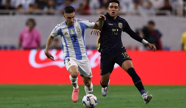Argentina vs Ecuador se enfrentaron en el Estadio NRG. Foto: AFP