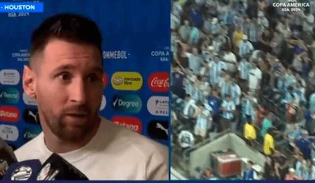 Lionel Messi comentó su fastidio por haber perdido la oportunidad de darle la ventaja en el marcador a su país. Foto: captura de pantalla/TyC Sports