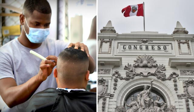 Con 15 votos a favor, 8 en contra, y 3 abstenciones, el Congreso aprobó la ley para que peluquerías y salones de belleza solo paguen el 8% del IGV. Foto: composición LR/Andina/Congreso