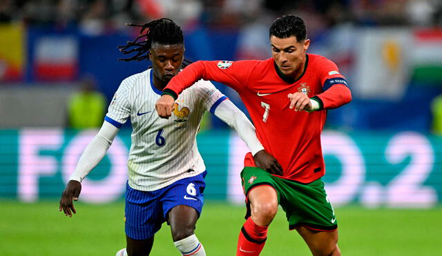 Francia y Portugal se enfrentaron por los cuartos de final de la Eurocopa 2024. Foto: AFP