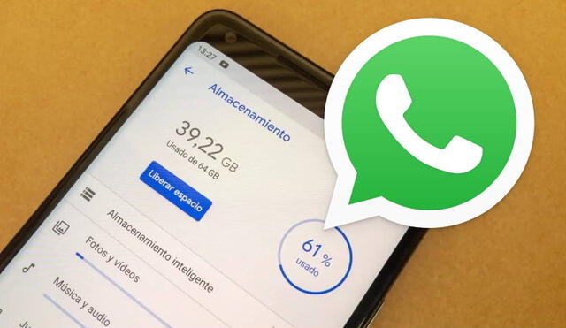 Con esta configuración de WhatsApp evitarás que ocupe mucho espacio en tu celular. Foto: Composición LR/Wikipedia/Jujuy al día.