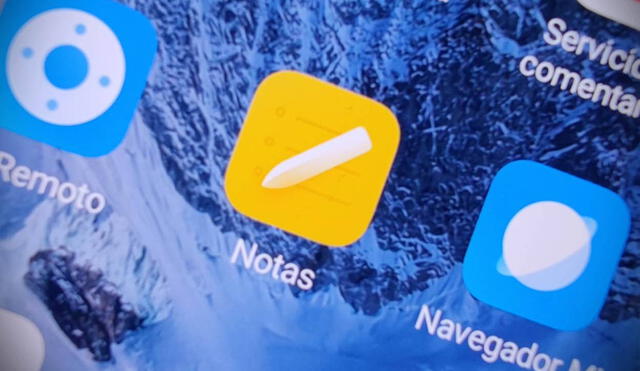 La app Notas viene preinstalada en los celulares de Xiaomi. Foto: Xiaomi adictos