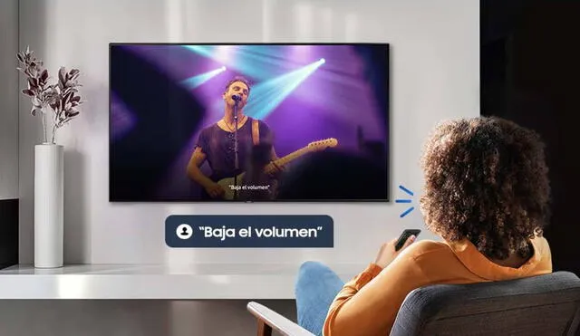 Varios marcas han incluido el control de voz en sus televisores. Foto: Samsung