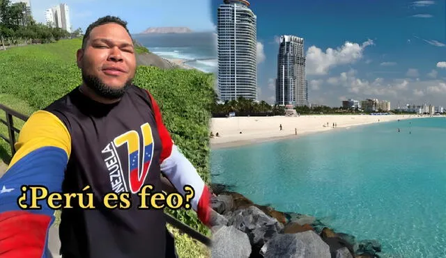 El influencer venezolano reveló que ha enfrentado críticas y cuestionamientos por su elección de residir en Perú. Foto: composición LR / TikTok / Miamibeach