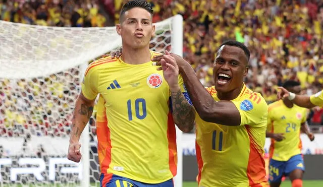 Colombia enfrentó a Panamá por los cuartos de final de la Copa América 2024. Foto: AFP